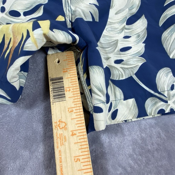 Tommy Bahama Relax Swim Trunks Mens Large Blue Tropical Mesh Lined Board Shorts‎ - Picture 10 of 10